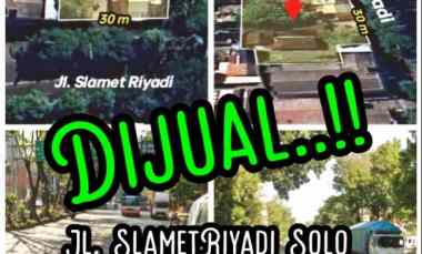 Tanah Dijual di Solo Kota