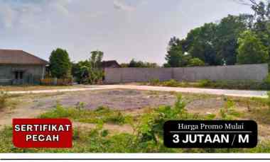 Tanah Kavling Sertifikat Pecah dekat Bandara Adi Sucipto