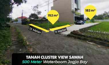 Tanah Cluster View Sawah dan Candi di Maguwoharjo, Sleman