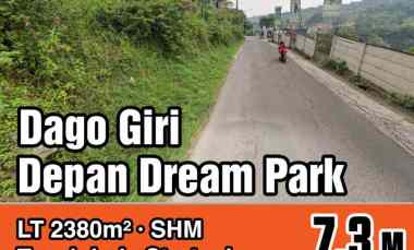 Dijual Tanah Strategis Depan Dream Park Dago Giri