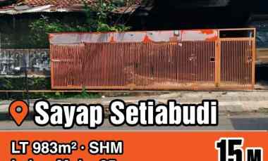 Dijual Tanah Strategis di Sayap Setiabudi