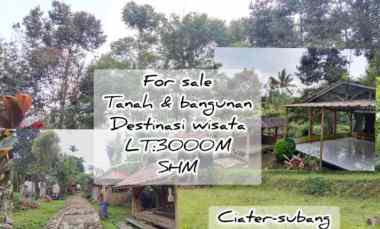 Tanah dan Bangunan Destinasi Wisata Daerah Ciater Subang