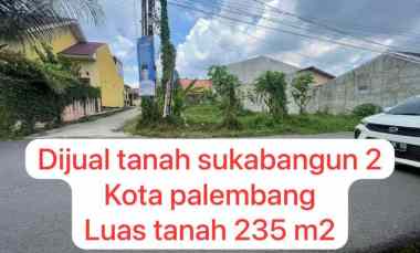 Dijual Tanah Sukabangun jl Pendidikan Palembang
