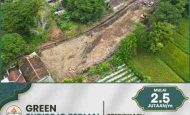 Tanah Kavling Ideal Timur Jalan Kaliurang km 10 Mulai 2,5juta Per Mete