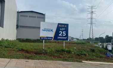 Kavling Pergudangan dan Home Industri Siap Bangun 400 meter BSD