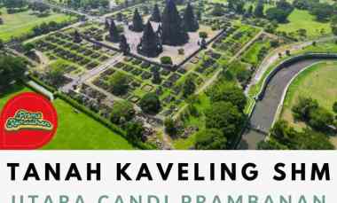 Tanah Kaveling Shm Utara Candi Prambanan hanya 1.650/meter