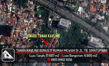 Tanah Kavling Komersial Bonus 17 Rumah Mewah jl. Tb Simatupang