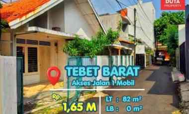 Tanah Dijual di Tebet Barat