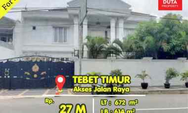 Rumah Dijual di Tebet Timur