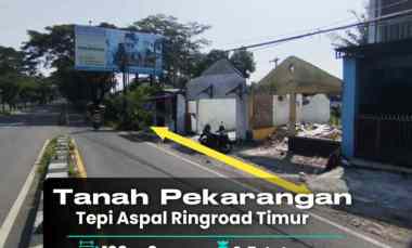 Super Murah Bu Tanah Pekarangan Tepi Jalan Ringroad Barat, Jogja