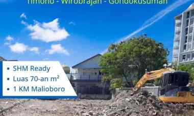 35 meter jl. Kusumanegara, dekat Malioboro, Tanah Rumah Siap Bangun