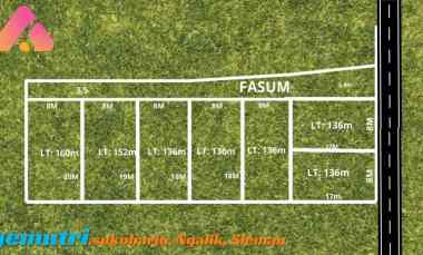 Tanah SHM Bagus Cocok Hunian Pribadi dll Pemandangan Sawah Merapi