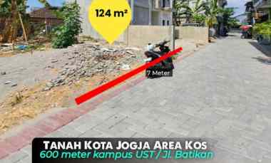 Tanah Tengah Kota Jogja Area Prospek Kos-kosan di Tahunan, Umbulharjo