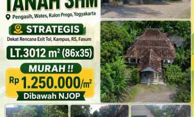 dijual tanah wates kulonprogo yogyakarta