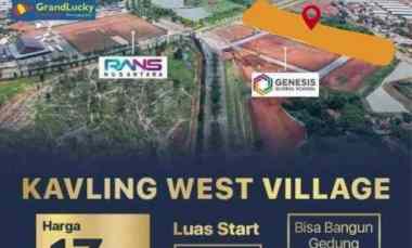 Dijual Kavling Komersial West Village, Jln BSD Raya Pusat, BSD City