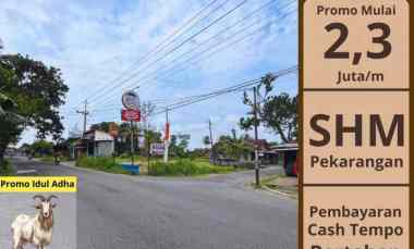 Tanah Kaveling di Ngaglik 8 menit Kampus UII Terpadu Jakal