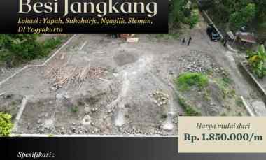 Tanah Kavling Murah Mulai 1.850.000/m2 di Area jl.Besi Jangkang