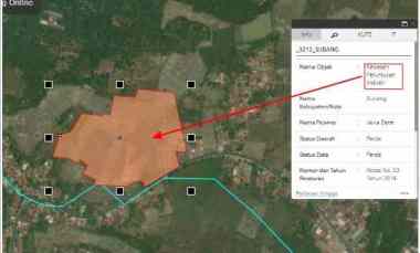 Dijual Tanah Zona Industri, Cibogo Subang Jawa Barat