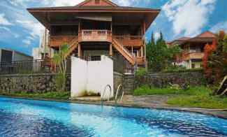 Jual Villa Murah di Puncak,SHM Full Furnish Ada Kolam Renang