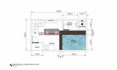 Dijual Unit di Hanaluxe Villa Private Pool Lokasi Selatan Stadion Magu