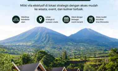 Miliki Kavling Villa dengan View Gunung dan City Light di Wonosobo