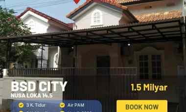 Dijuam Rumah Murah di Nusa Loka 14.5 Bsd