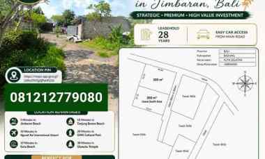 Tanah Disewakan di Jimbaran, Kuta Selatan Bali