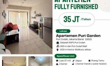 Disewakan Apartemen Selangkah dari Puri Indah Mall Jakbar