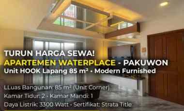 Disewakan Apartemen Waterplace Pakuwon Indah Surabaya Unit Hook View C