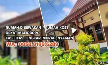 disewakan kost dekat jl malioboro yogyakarta