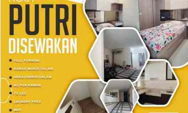 Kost Putri dekat FK Unair Kampus A, Grand City Mall, Tunjungan Plaza