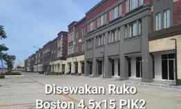 Disewakan Ruko Boston PIK2 3Lantai