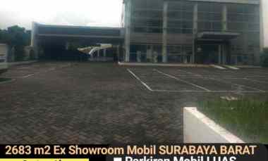 Disewakan Ex Showroom Mobil Surabaya Barat Jalan Raya Menganti - Lakar