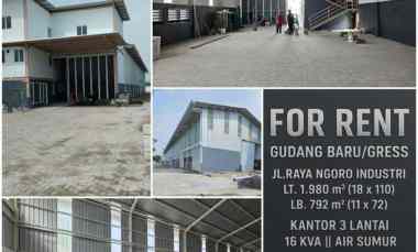 disewakan ruko gudang kantor jl raya ngoro industri