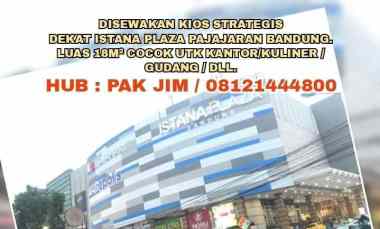 Disewakan Kios Strategis dekat Istana Plaza Pajajaran Bandung. L18m