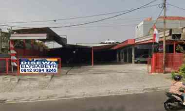 Disewakan Tanah 1000m2, Kantor 150m2, Cocok Usaha Bengkel, Resto DLL