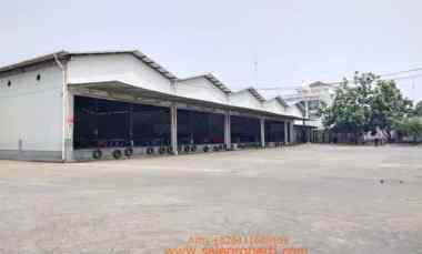 Gudang Luas Tanah 4000 meter Siap Pakai Angke Jakarta Barat Murah