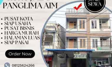 Dijual/Disewakan Ruko Bagus Siap Pakai Panglima Aim Pontianak