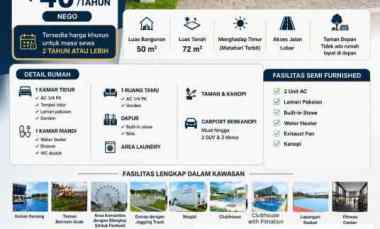 Disewakan Rumah CitraGrand Sambiroto Semarang Semi Furnished