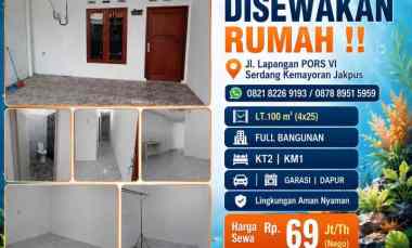 disewakan rumah kemayoran jakarta pusat