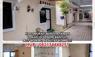 Kost Murah Nyaman di Sewon Bantul. Ac / Non Ac, Fasilitas Komplit
