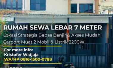 Sewa Rumah Murah 2 Lantai Siap Huni Taman Pondok Indah Wiyung Surabaya