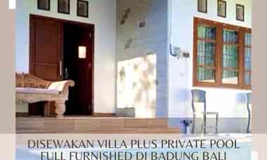 Sewa Villa Plus Kolam Lingkungan Bagus Nyaman Area Wisata Legian Bali