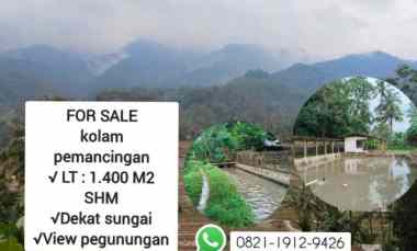 For Sale, Tanah Kolam Pemancingan, Subang Jawa Barat