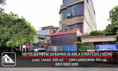 Hotel 50 Kamar Omzet Bagus di Cideng, Jakarta Pusat