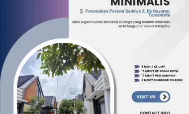 Hunian Cantik dekat UMY Promo Ramadhan Bebas Biaya KPR