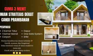hunian estetik prambanan strategis nyaman siap huni