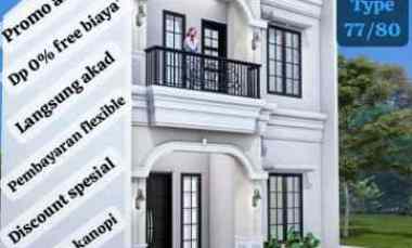 Hunian Modern 2 lantai Clasik Akses Pintu Tol BSD