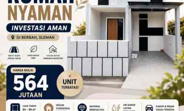 Hunian Modern Sleman, dekat Kota Tapi Tetap Tenang