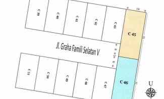 Jual 2 Unit Kavling Tanah di Graha Famili Surabaya